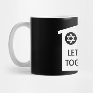 Let's Live Together! (Religion / Religions / White) Mug